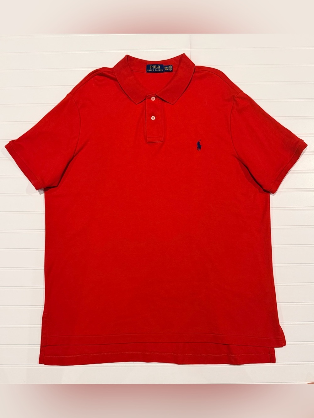 Polo Ralph Lauren
Men's Classic Fit Mesh Polo Shirt‎ Red Size XXL